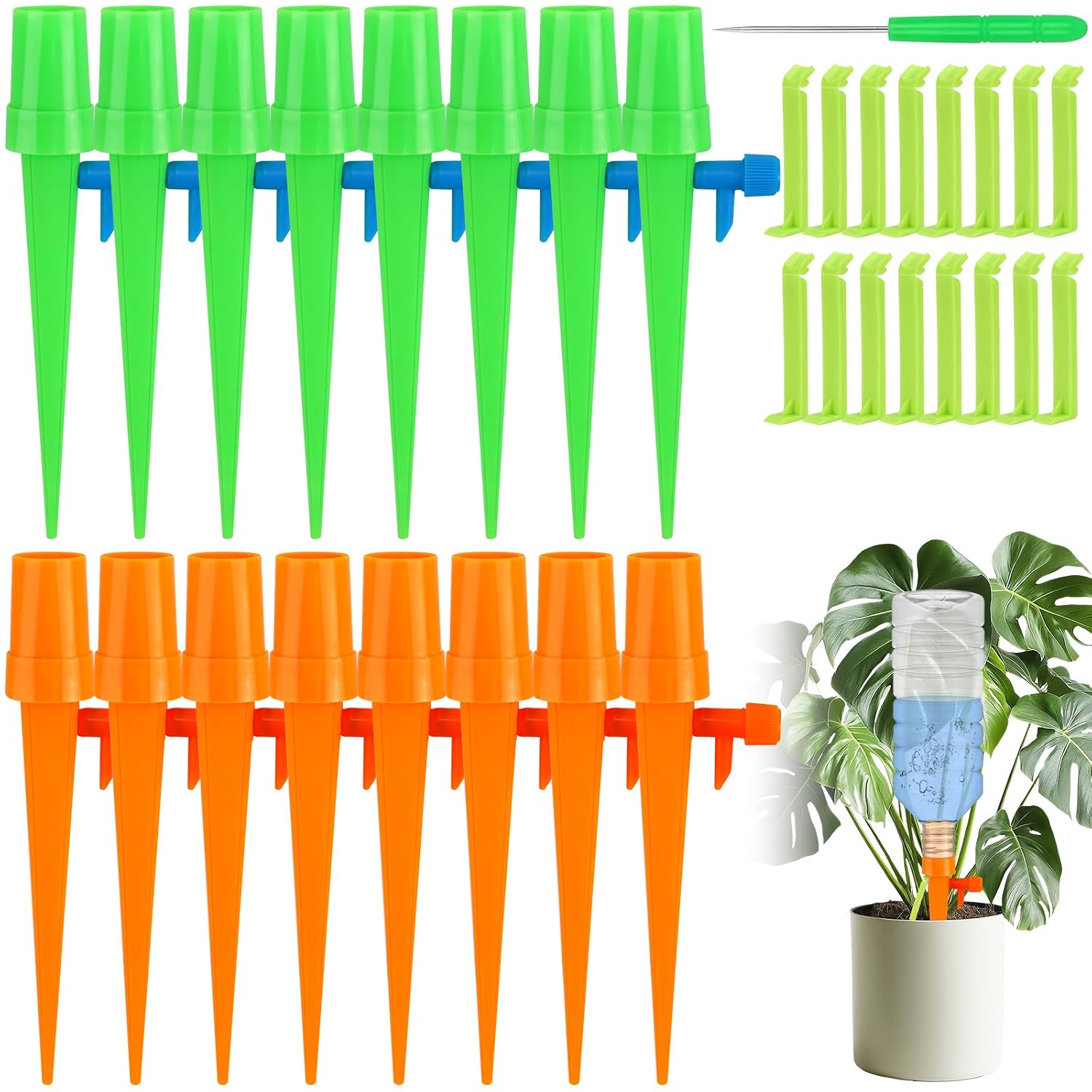 Kit d'arrosage goutte à goutte — Lot de 16