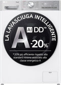 Lave-Linge Séchant Inverter LG 13/7 kg avec AI DD et TurboWash 360, Blanc