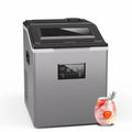 Klarstein FrostMaster Machine à Glaçons, 40 kg/jour, 34 Glaçons en 15 min, Écran LED, Acier Inoxydable, Appareil Domestique, Inclus Pelle