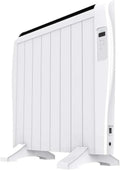 Radiateur Électrique Cecotec Ready Warm 1800, 8 Éléments, 3 Modes, Télécommande, Écran LED, 1200W, Wi-Fi, Blanc
