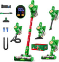 Aspirateur Balai Sans Fil 500W avec Station Murale et Brosse Anti-Enchevêtrement