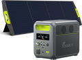 FOSSiBOT F1200 Générateur Solaire 1200W avec Panneau de 200W, Station Électrique Portable 1024Wh LiFePO4, 7 Ports, UPS, BMS, Plus de 4000 Cycles pour Camping et Jardins