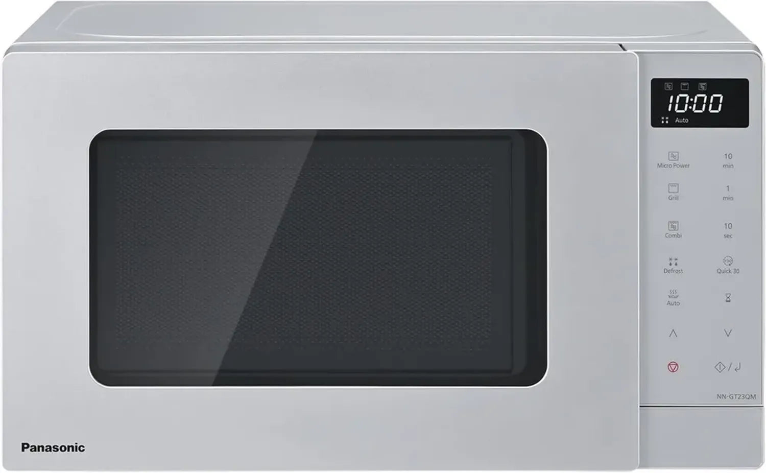 Four à micro-ondes Panasonic NN-GT23QMBPQ 800W - Argent, LED, Décongélation Auto