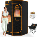 Tente de Sauna Portable XL avec Vapeur 1500W, Minuterie, et Chaise
